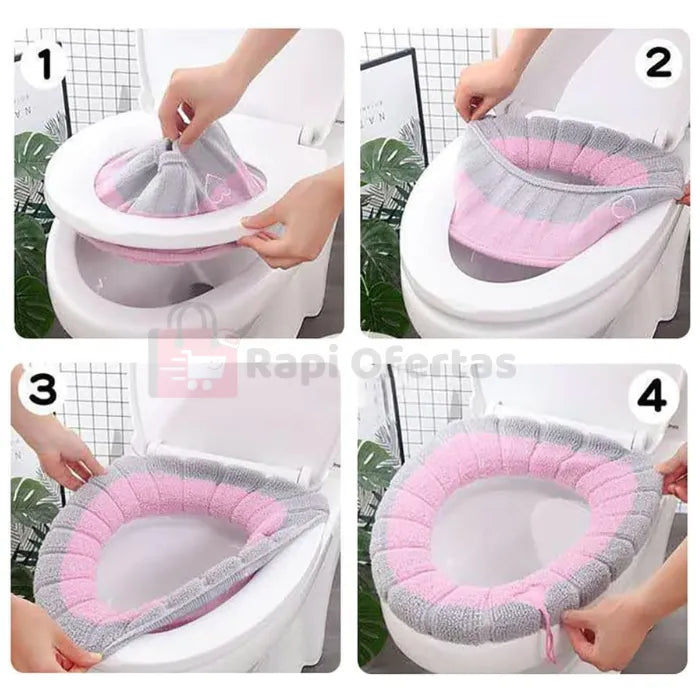 Funda acolchada para inodoro - SuaviSeat™