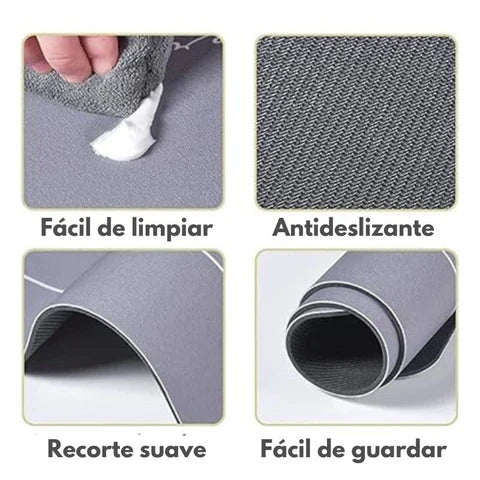 FreshMat - Alfombra Antideslizante p/ Baño - 2x1
