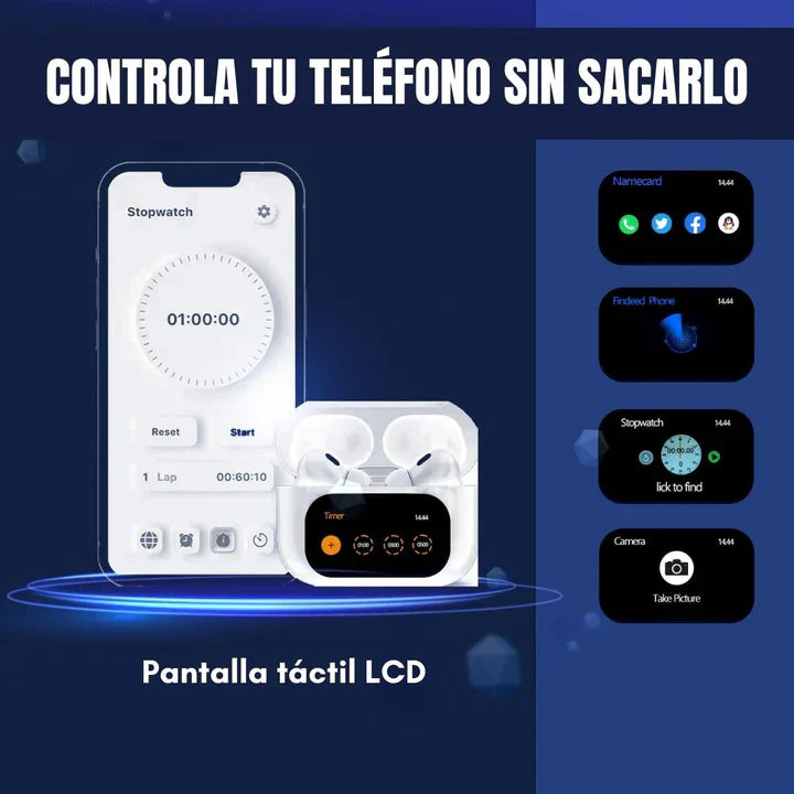 Sonix PRO® - Audífonos Con Pantalla y Cancelación De Ruido