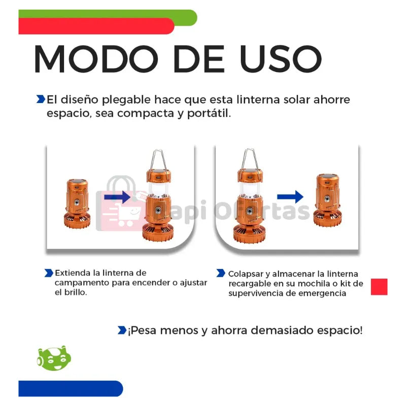 Lámpara Portátil 3-en-1 - Slim Company