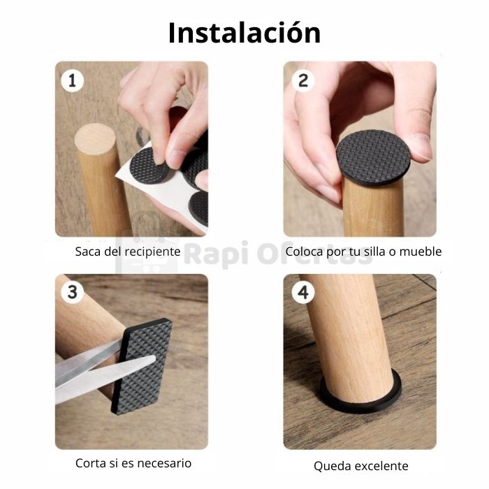 Protectores para silla - FurniTure Pads™ 2x1