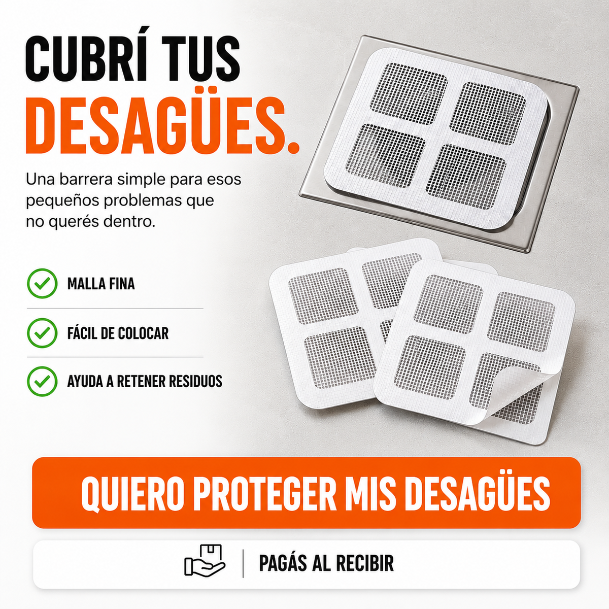 Adhesivo Desechable para Drenaje - DrenaFix