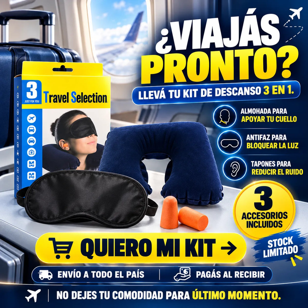 Kit para viajes - Travel Selection 3 en 1
