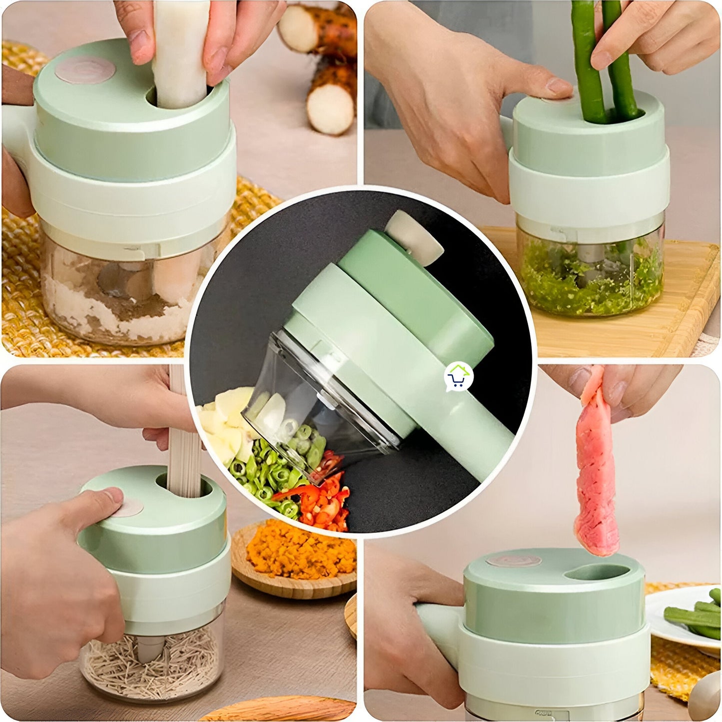 Picador de verduras 3 en 1 - MultiChop.