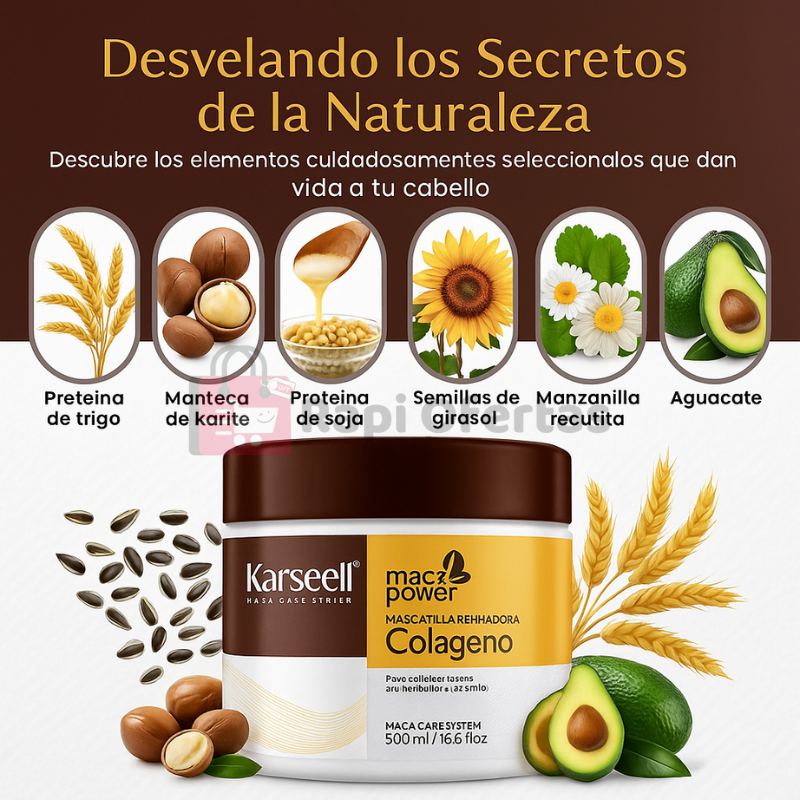 Crema Capilar con Colágeno - Karseell™