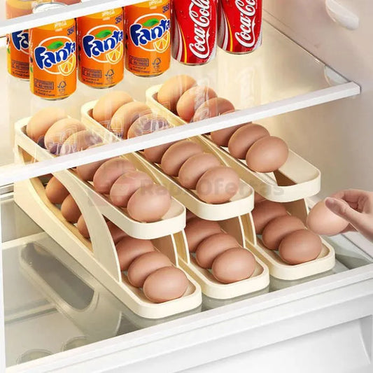 Porta Huevos Organizador - Egg Dispenser 2X1