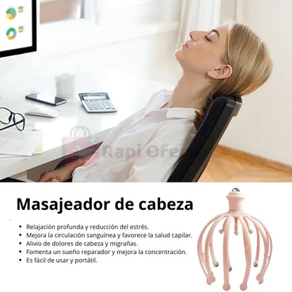 Masajeador capilar Anti Estrés - Capilove™