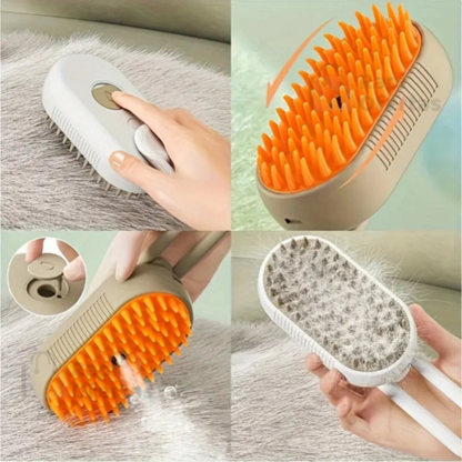 Pet Shine - Cepillo Con Vapor Para Mascotas