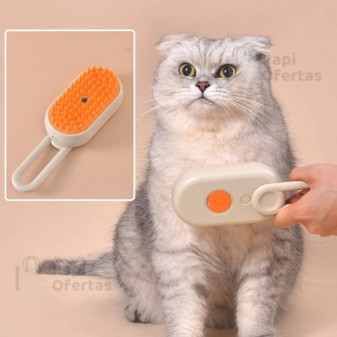 Pet Shine - Cepillo Con Vapor Para Mascotas