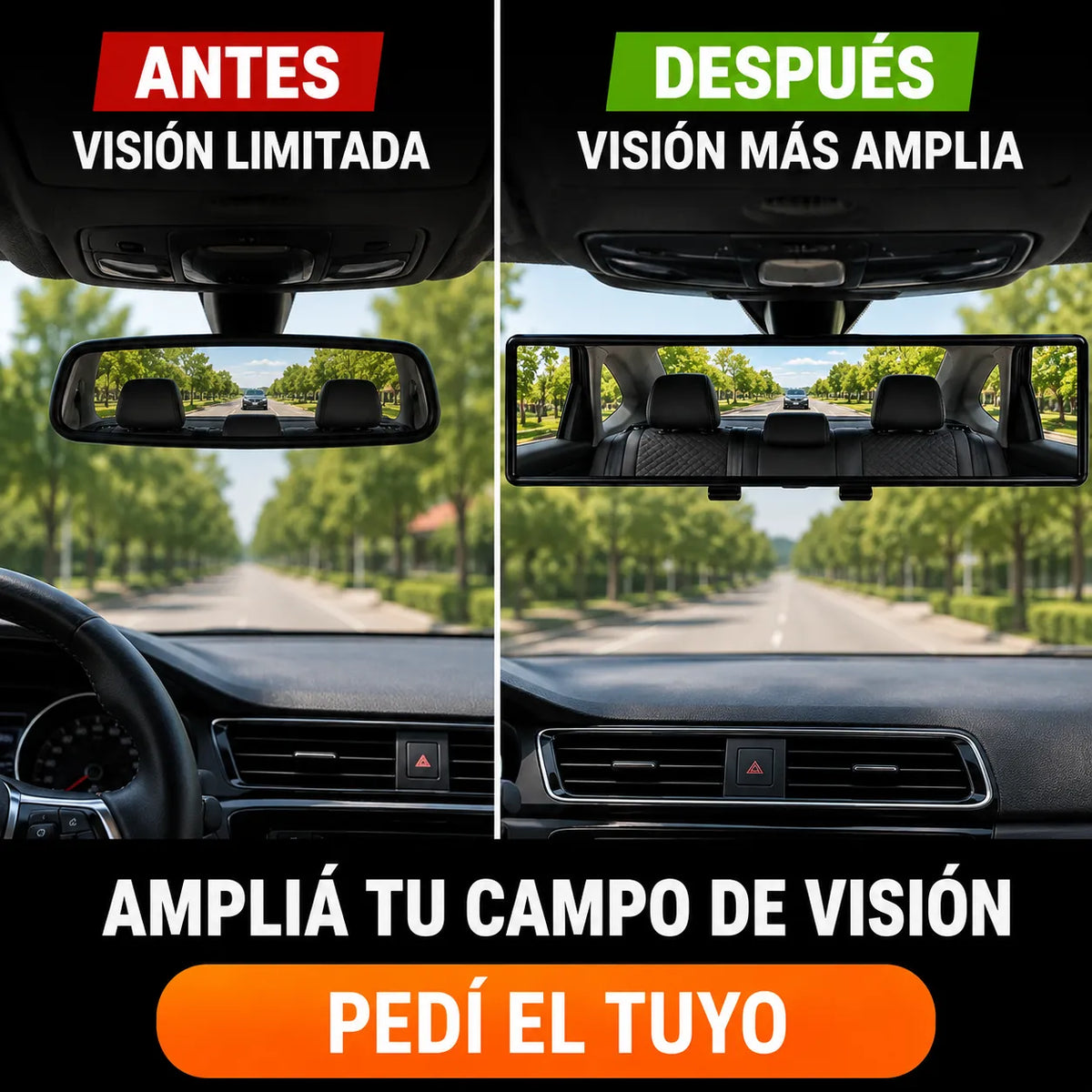 Retrovisor Panorámico - Xtra Vision™