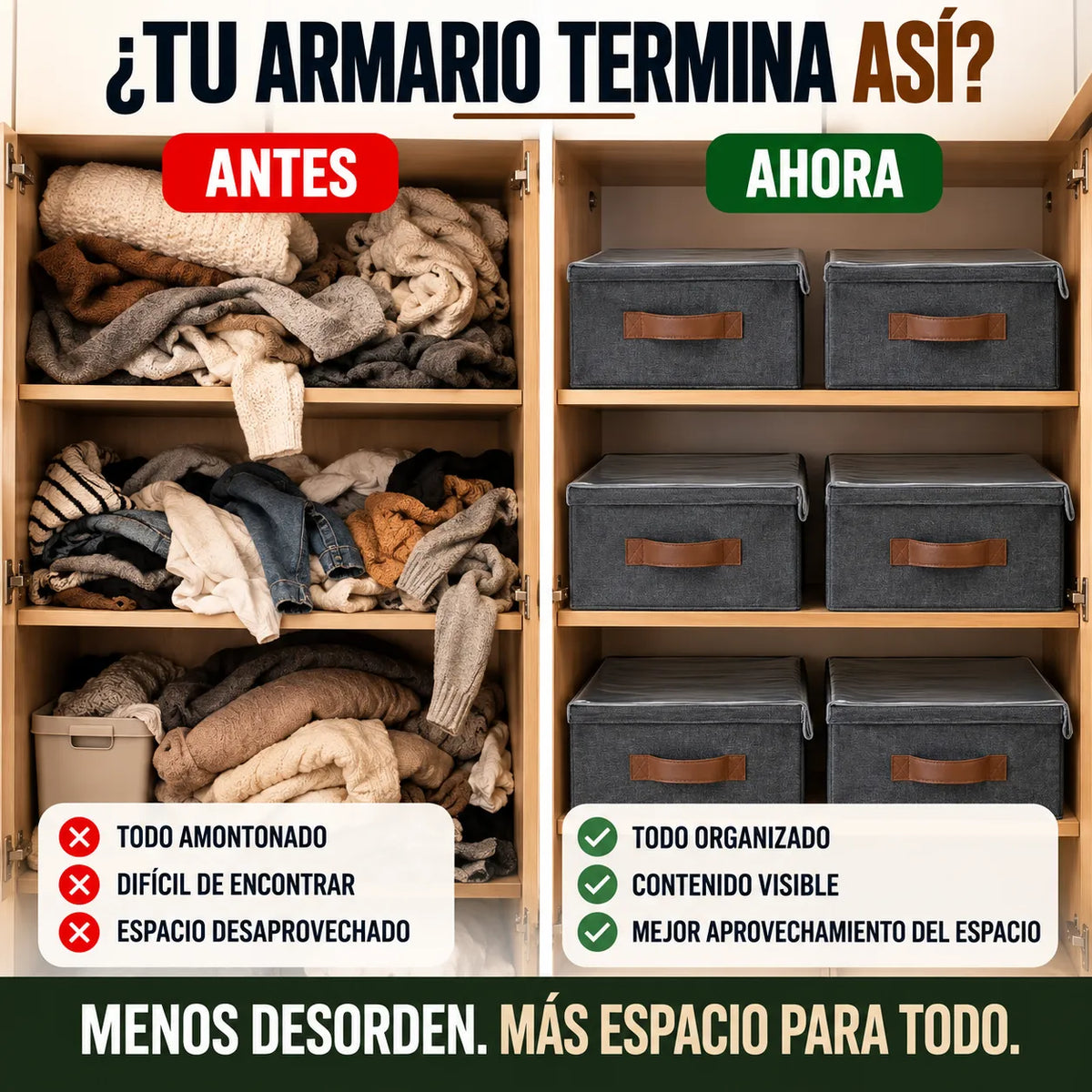 Organizador de ropas - Orden Up Plus