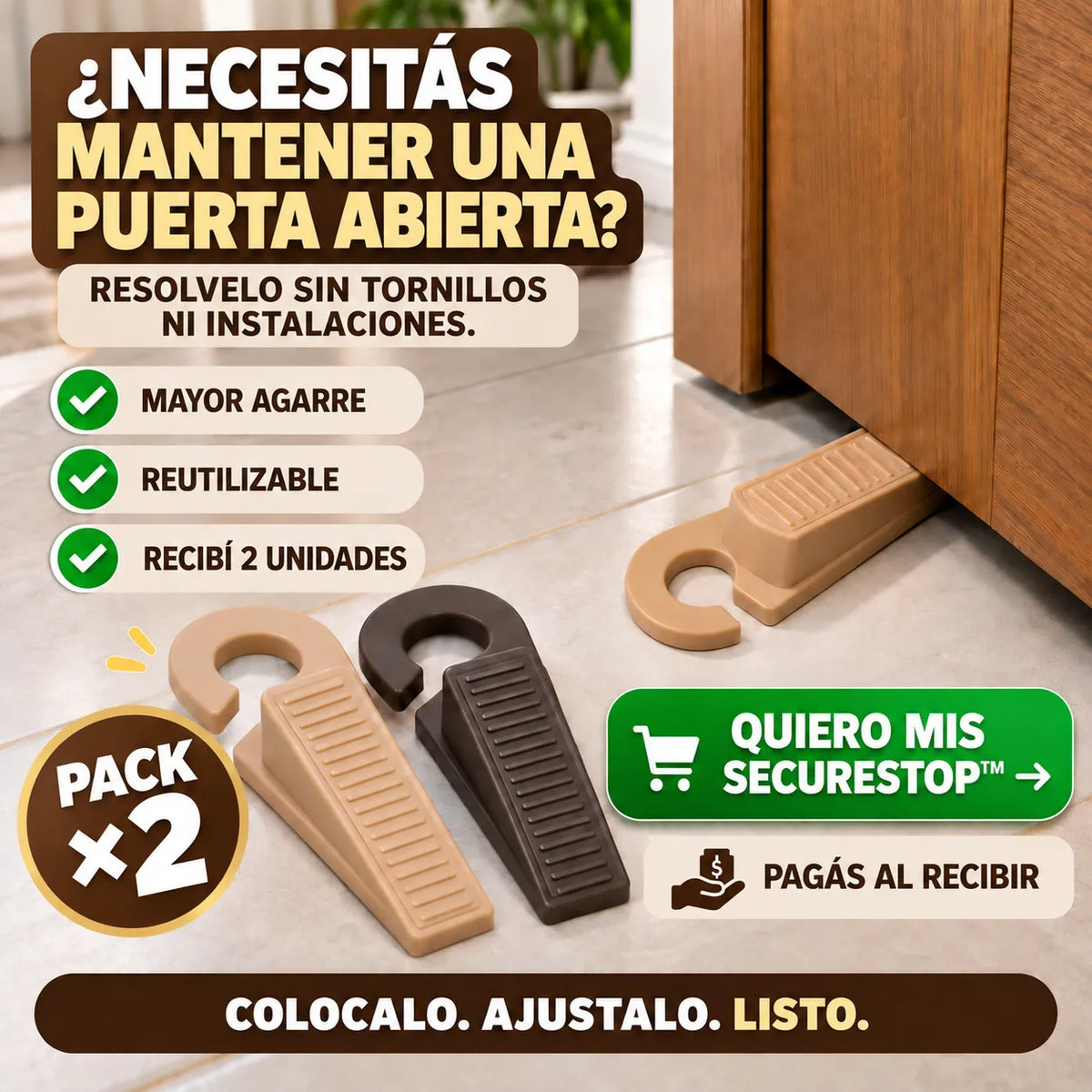 Tope para puerta  - SecureStop™