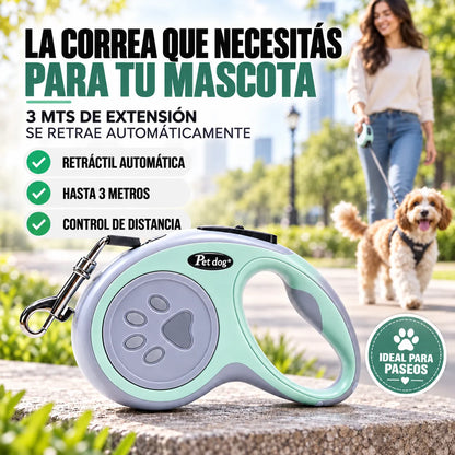 Correa retráctil para mascotas - FlexiPet™