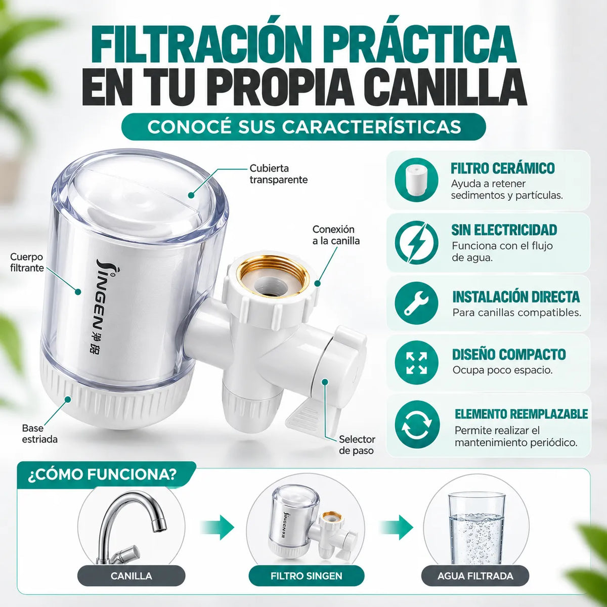 Purificador de Agua - Singen