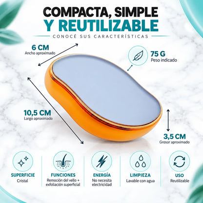 Piedra Depiladora de Cristal - Epilator 2x1