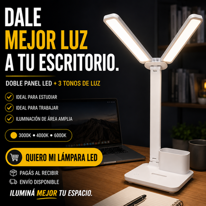 Lámpara LED de Doble Cabezal