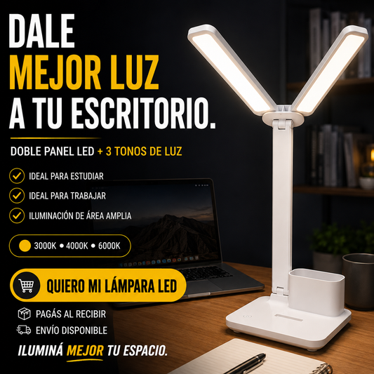 Lámpara LED de Doble Cabezal