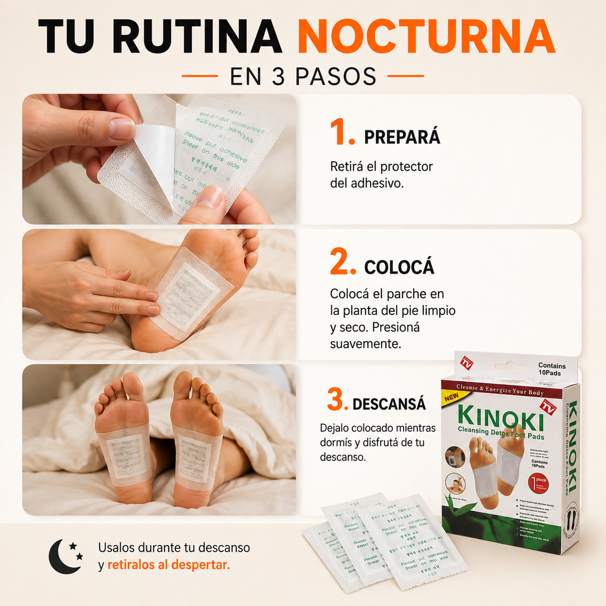 Parches Nocturnos - Kinoki™