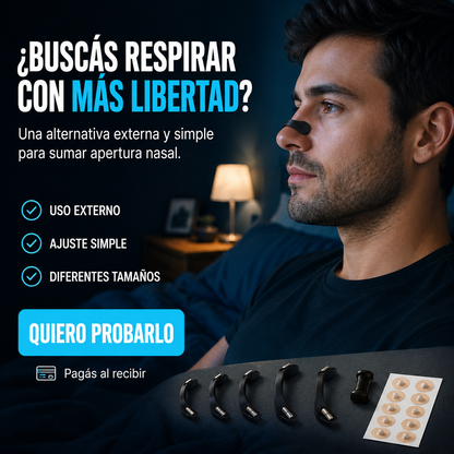 Kit Nasal antirronquidos - BreatheNight™