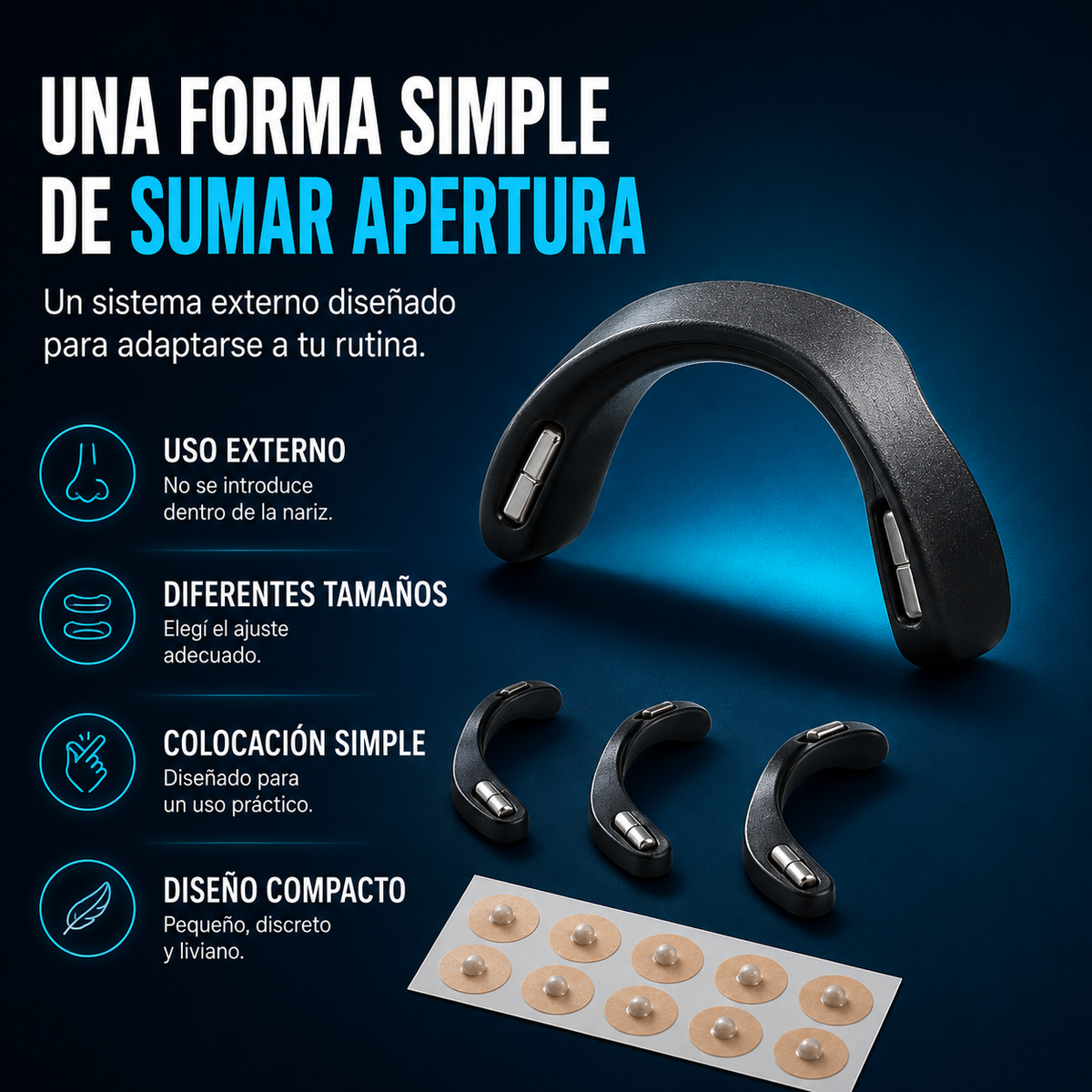 Kit Nasal antirronquidos - BreatheNight™