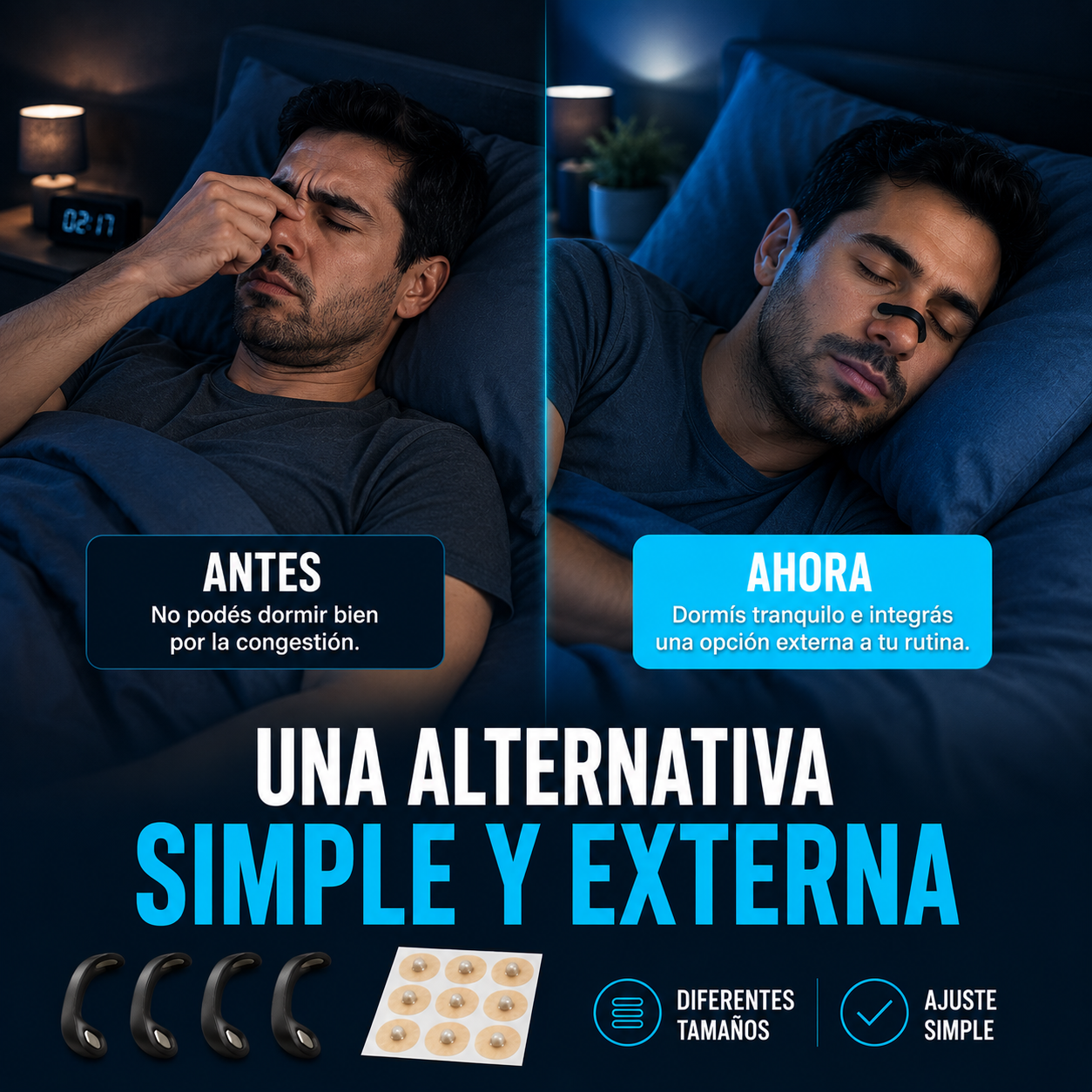 Kit Nasal antirronquidos - BreatheNight™