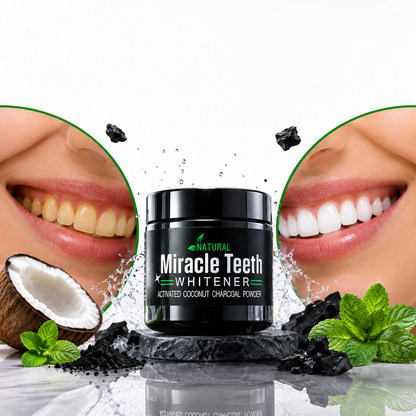 Polvo Blanqueador Dental Natural - Miracle Teeth