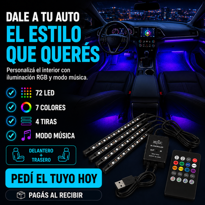 Luces LED RGB para auto - AutoGlow™