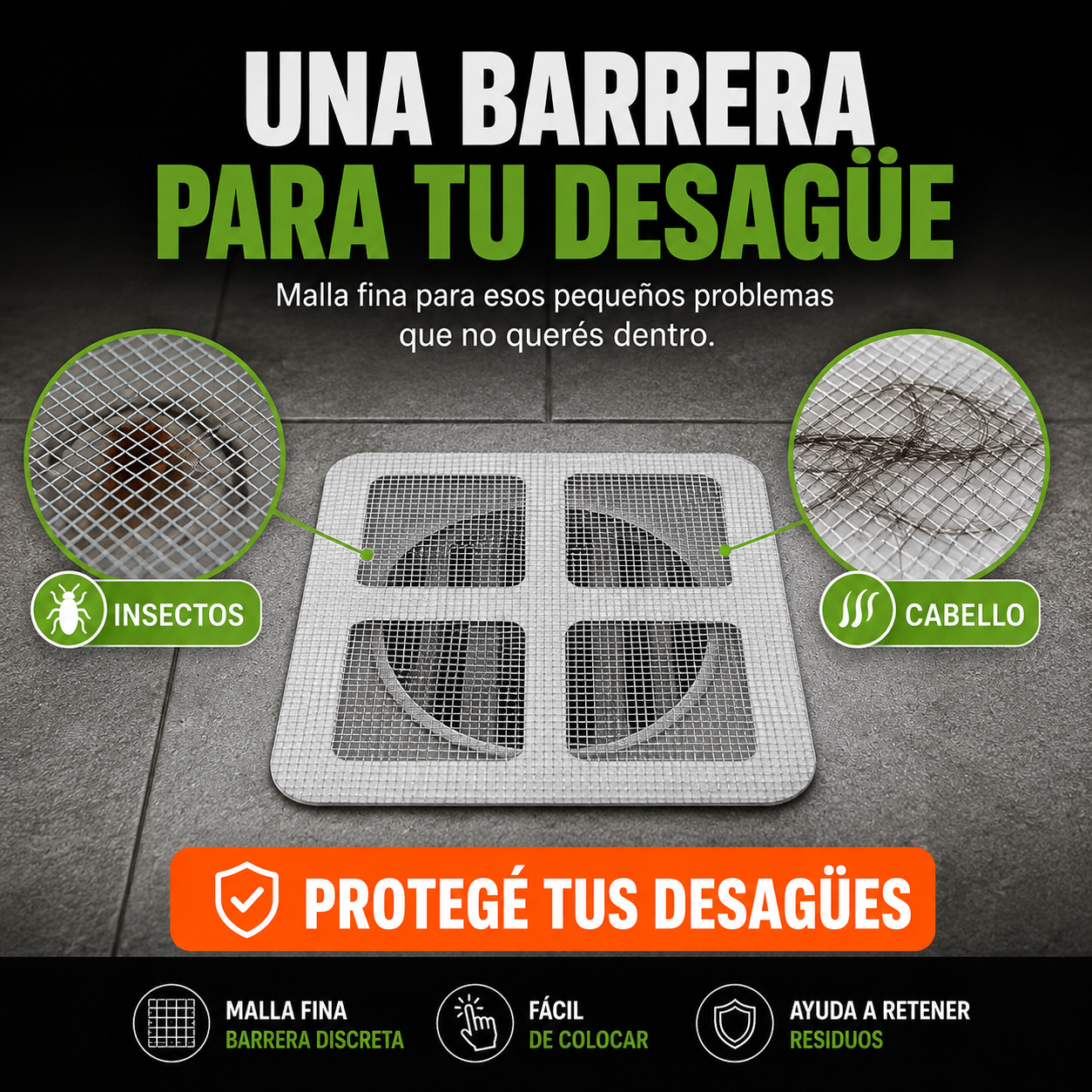 Adhesivo Desechable para Drenaje - DrenaFix