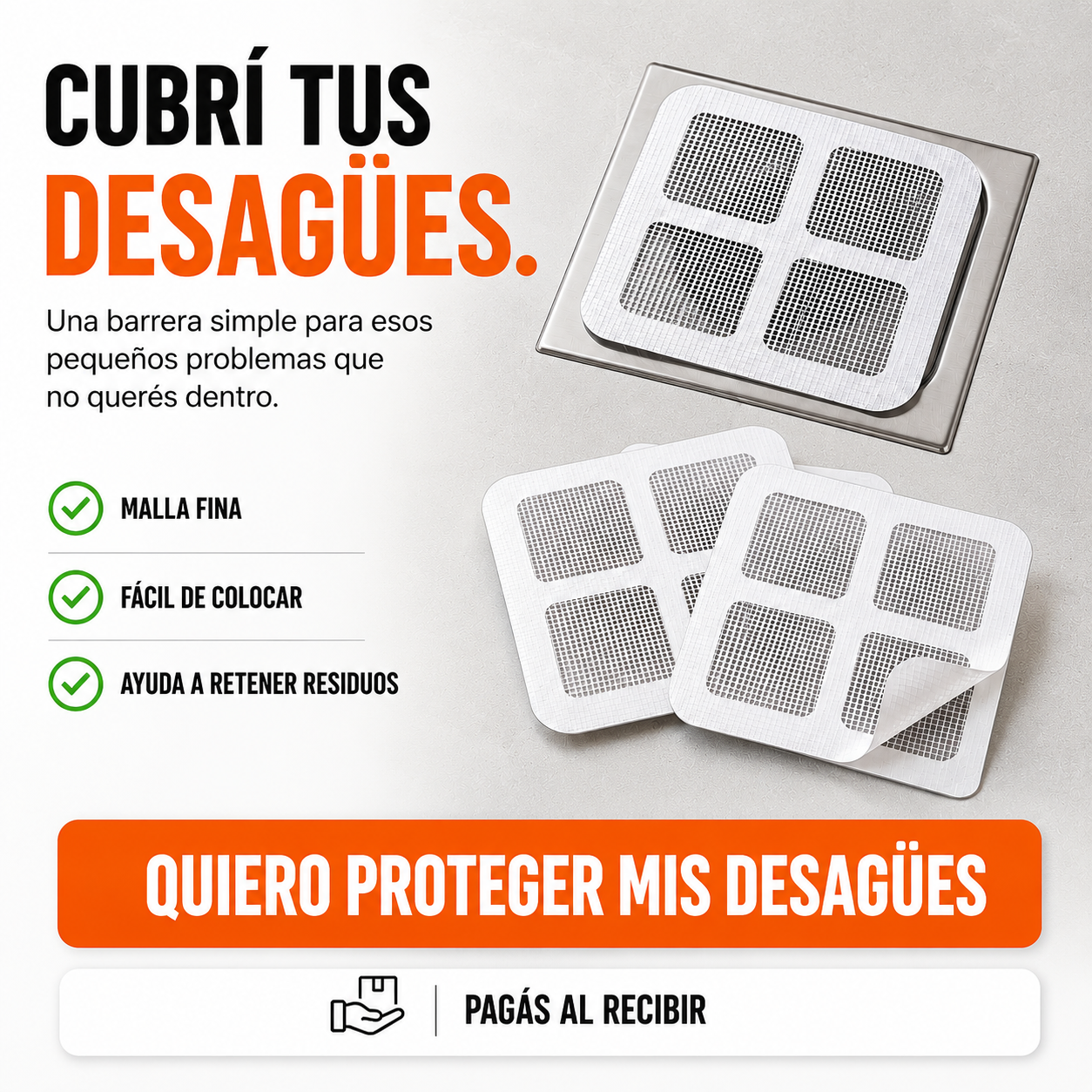 Adhesivo Desechable para Drenaje - DrenaFix