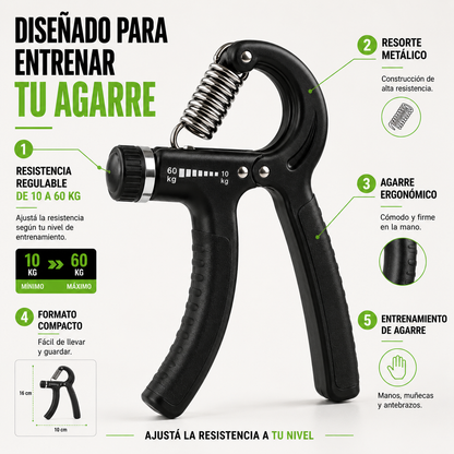 Ejercitador de manos y antebrazos - Hand Grip™