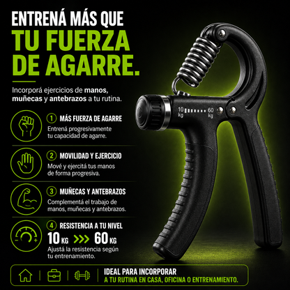 Ejercitador de manos y antebrazos - Hand Grip™