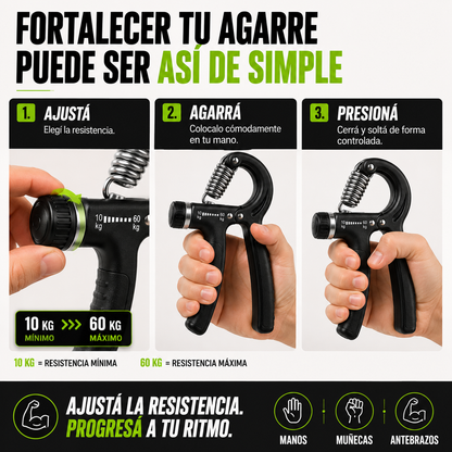 Ejercitador de manos y antebrazos - Hand Grip™