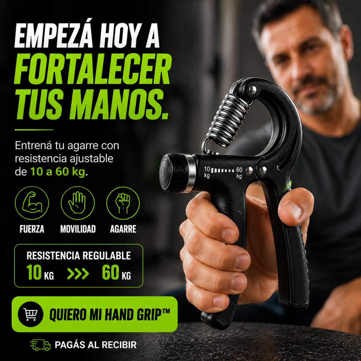 Ejercitador de manos y antebrazos - Hand Grip™