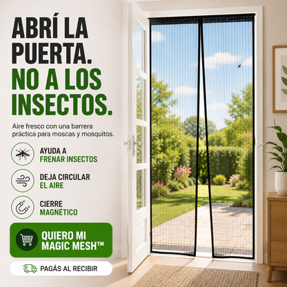 Cortina anti insectos magnetica Magic Mesh™