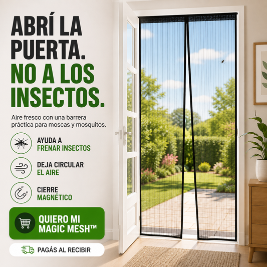 Cortina anti insectos magnetica Magic Mesh™