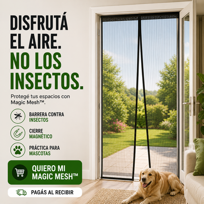 Cortina anti insectos magnetica Magic Mesh™