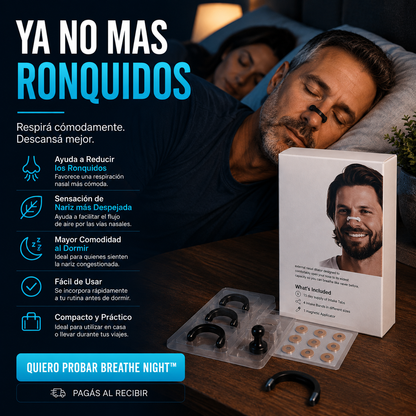 Kit Nasal antirronquidos - BreatheNight