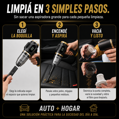 Aspiradora Portátil Turbo - Inova