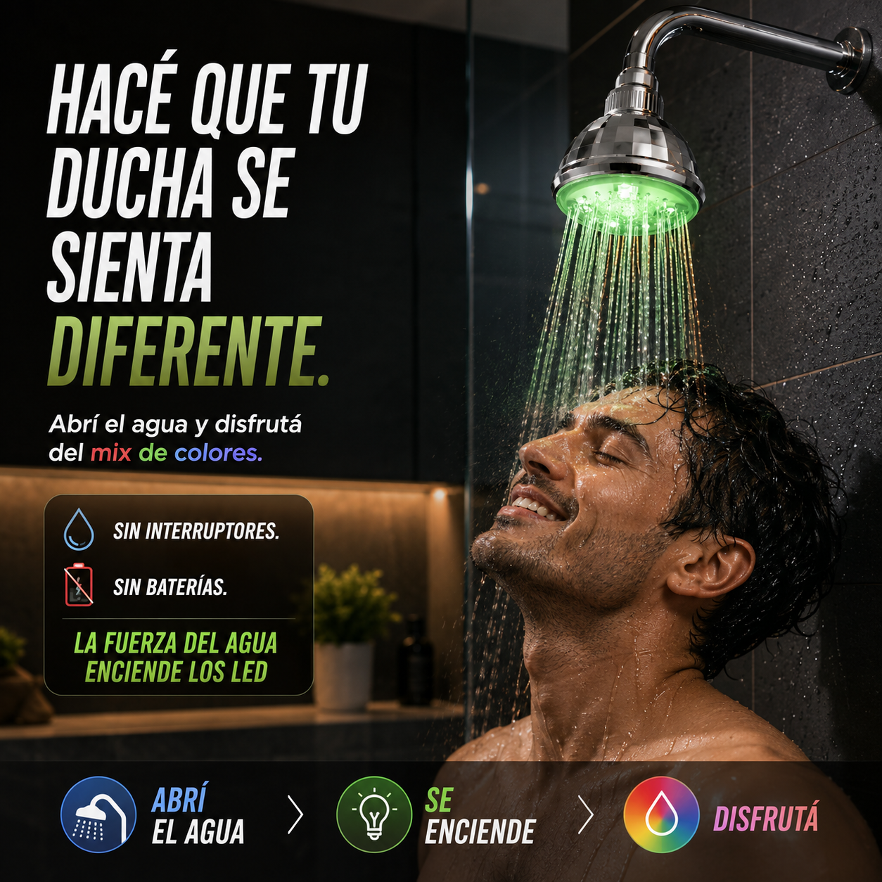 Ducha LED - Color Shower