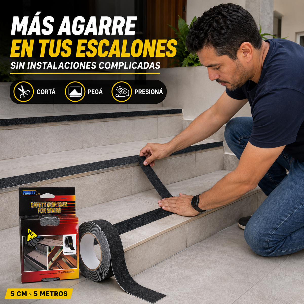 Cinta Antideslizante - Safety Grip Tape