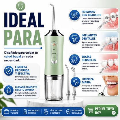 Irrigador bucal portátil