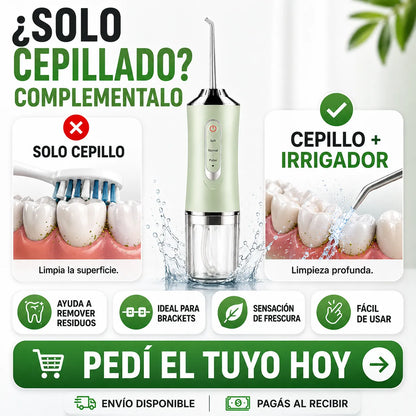 Irrigador bucal portátil