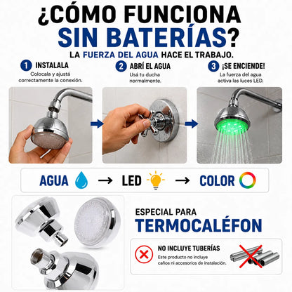 Ducha LED - Color Shower