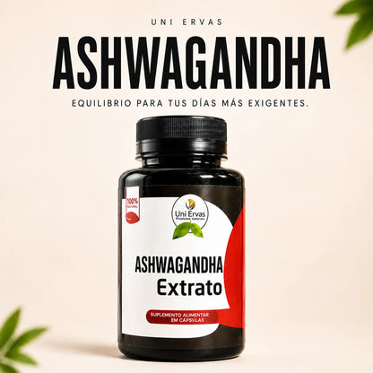 Capsulas de Ashwagandha - Uni Ervas