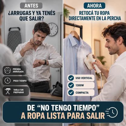 Plancha a Vapor Cero Arrugas - Inova