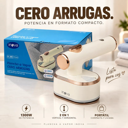 Plancha a Vapor Cero Arrugas - Inova