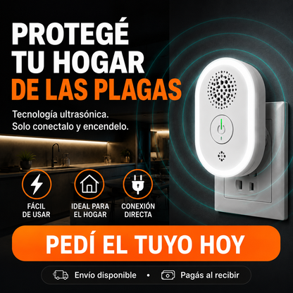 Repelente Ultrasónico PestGuard™