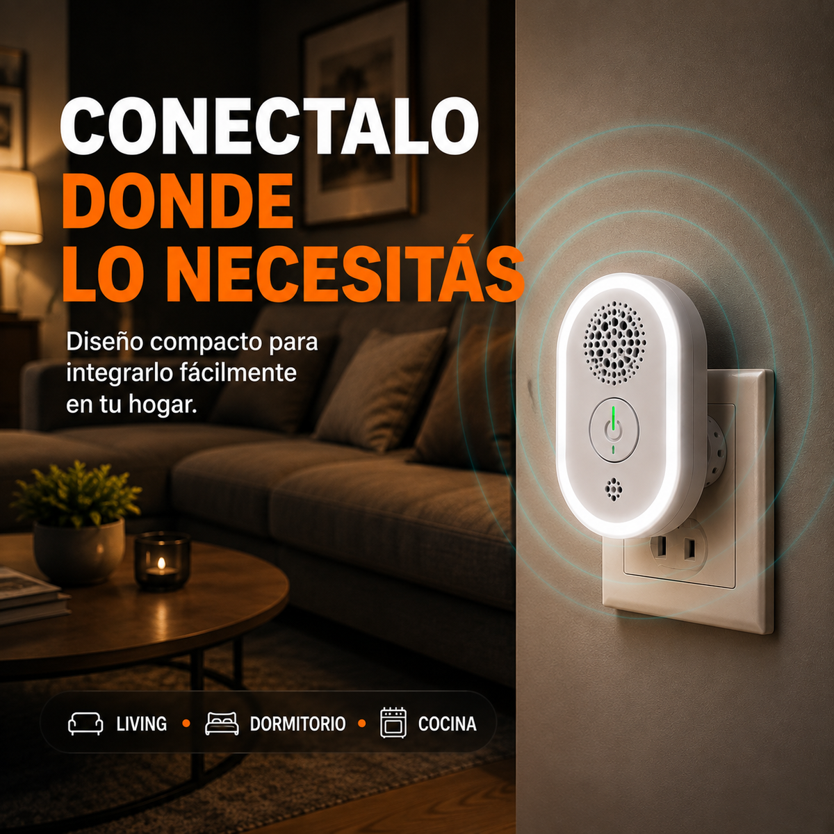 Repelente Ultrasónico PestGuard™