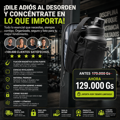 Bolsa Magnética para gimnasio - Magnetic Bag™