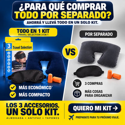 Kit para viajes - Travel Selection 3 en 1